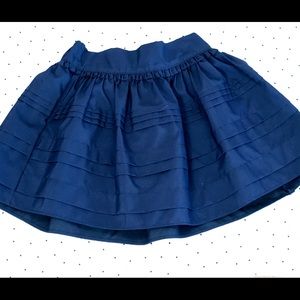 Navy blue toddler girls skirt
